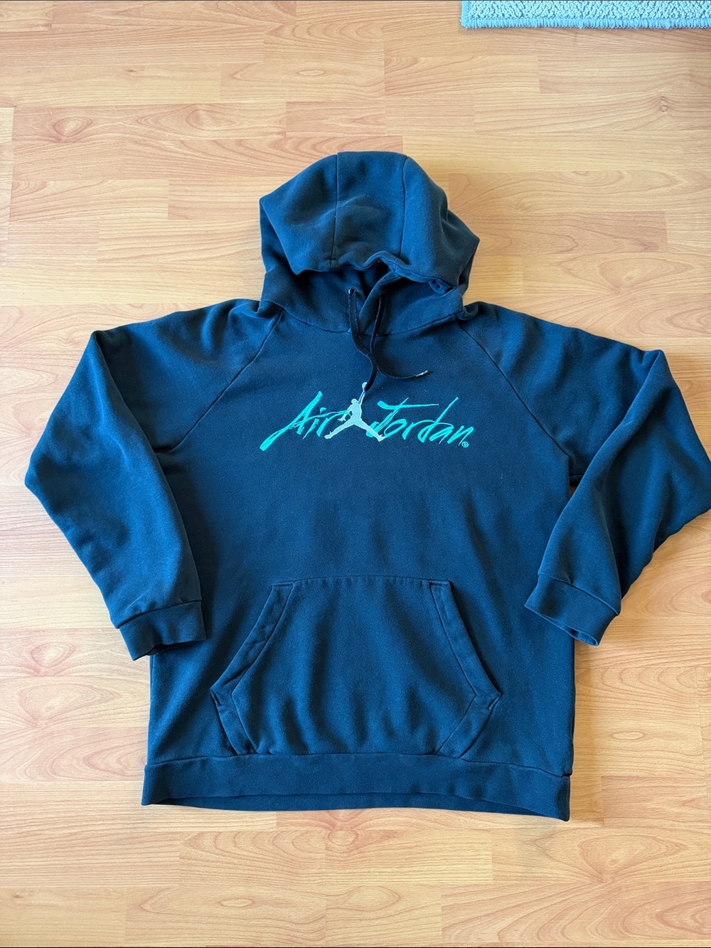 Nike Air Jordan Greatest Jumpman Flight Black Sweatshirt Hoodie Size Large